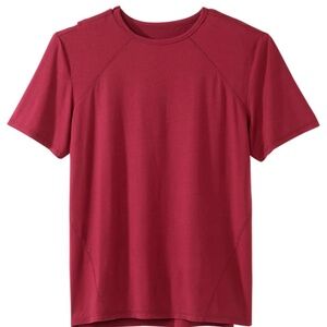 Silverts Men's Open Back Wheelchair Adaptive Active T-Shirt Large Red - As Is